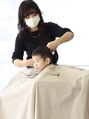 にもう お子様のカットもお任せください。何歳からでも大歓迎です。
