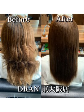 ドラン 東大阪店(DRAN) 【DRAN】髪質改善カラー　before＆after
