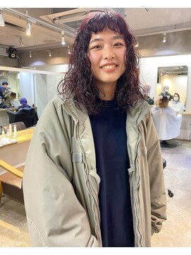 ソイ 下北沢(soi) ショートバング　ハードパーマ