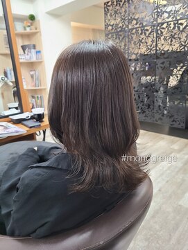 アンクラウド(an cloud) モノグレージュ/グレージュ/ブリーチなしカラー