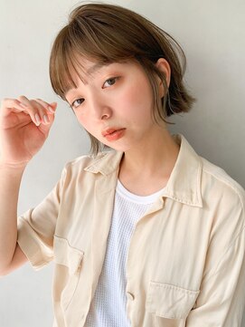 レクタ(RECTA) マチルダボブインナーグレージュ短め前髪大人ボブ4