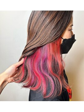 ビヨンドイー(beyond E) ピンクとパープルのミックスカラー