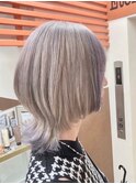 【ウルフカット/ポイントカラー/ミルクティー】20代30代40代50代