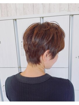 ヘアメイク アリエス 岩切店(HAIR MAKE aries) 【若見えスタイル】ミセスショート 大人可愛い 似合わせカット