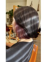 アネモス(anemos)&nbsp;イヤリングカラーのあるボブ