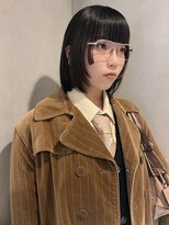 ペレ 梅田(PELE) 黒髪/ボブルフ/ネビージュ/小顔/ワンレン/梅田/髪質改善/前髪