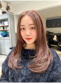 新潟／万代　髪質改善アーモンドブラウンレイヤー