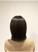 外ハネミディアム×カーキアッシュ