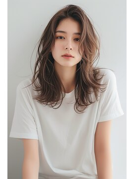 レヴ 草加店(LEV.) 外ハネボブワイドバング美髪ホワイトブロンド