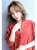 【ROSE】大人ボブ＿センターパートボブ＿ブリーチ＿ボブ