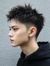 【学割U24】メンズカット＋Refaファインバブル頭皮洗浄＋眉カット　￥3,500