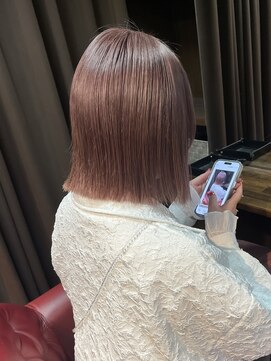 ランソ(RUNSO) 大人気♪ハイトーンピンクベージュ♪ミニウルフ