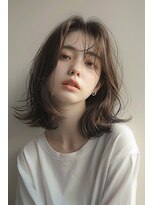 ルル(Lulu)&nbsp;シースルー外はねベージュ