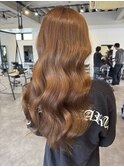 20代30代40代大人可愛いヨシンモリオレンジベージュ透明感