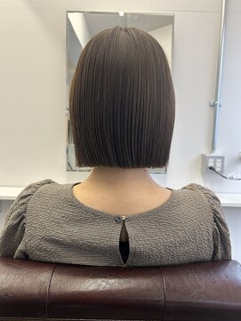 ジュベ(juve.) 【大分juve.】切りっぱなしボブ/ボブスタイル