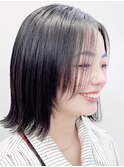 【松戸 藤原】黒髪　ストレートボブ　外ハネ