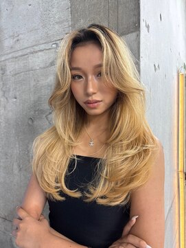 サイン 渋谷(SIGN) 20代30代トレンドなレイヤーカットハッシュカットレイヤーボブ