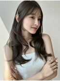 【MINX】顔まわり似合わせカット＋暗めカラーロング_銀座