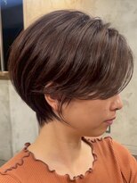 ハーシーバイアポロ 相模大野(HERSHE by apollo) xカット//ホワイトグレージュ/レイヤーカット/チェリーブラウン