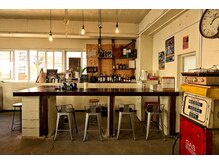 こだわりの店内