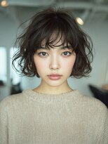 ノラ シブヤ(NORA)&nbsp;ハッシュカットボブパーマパーマボブパーマヘアショートパーマ