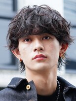 フィフスパーク(fifth PARK)&nbsp;渋谷シャドウパーマルーズパーマメンズマッシュウルフ