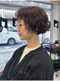 クセを活かしたハンサムショート