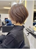 30代40代50代ショート白髪ぼかし銀座丸みくびれ井
