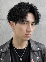 ヘッドストック 大和八木店(HEAD STOCK)&nbsp;波巻きシャドウパーマソフトツイストニュアンスセンターパート