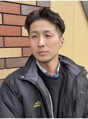 【森】渋めカーリーパーマ×刈り上げ