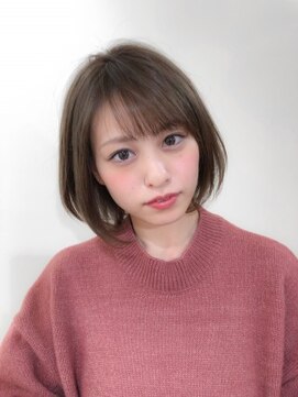 キャンバス バイ ネオリーブ 横浜西口(Canvas by neo.) ヘルシーレイヤー　ミニマムボブ　大人可愛い　小顔バング　３D