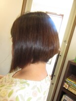 コアフィールフィス(COIFFURE fils)&nbsp;ミセスにオススメのフェイスラインをさりげなくカバーするボブ