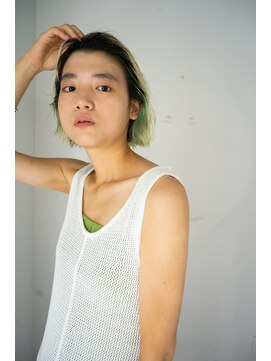 ルーム(Loom.) ニュアンスオールバックボブ【Loom./明治神宮前/原宿/表参道】