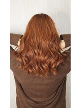 トモズヘアデザイン(Tomo's Hair Design) アプリコットオレンジカラー