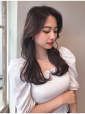 みきな韓国アイドル風バングが人気ヨシンモリ艶カラー小顔カット