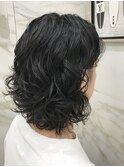 メンズミディアムパーマ/本山美幸