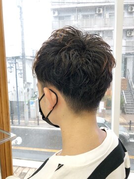 ヘッズ 本八幡店(HEADS) かき上げヘア　ニュアンスマッシュ　サイドパート　韓国マッシュ