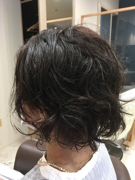 ヘアサロンアンドヘアメイクディー(hair salon hair make D) 仙台D 春 イメチェン☆クセを活かしたカールグラデーションボブ