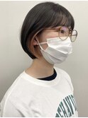 京都 河原町 デザインカラー インナーカラー ショートボブ