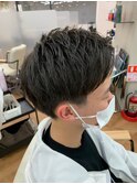 時短アイブロウ_センターパート, サイドパート,韓国マッシュ