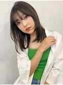 大人可愛い20代30代40代小顔フェイスレイヤー×ノーブルグレー