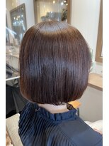 ナンバー リコ 名駅 ジャム 名古屋(N° rico JAM)&nbsp;ピンクベージュ　カールボブ　ロブ　大人ガーリー