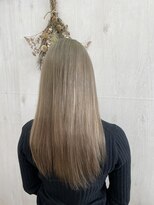 プランタン(Printemps)&nbsp;ナチュラルモード透け感明るめシアーベージュストレート耳掛け