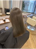 ブリーチなし オリーブベージュ アッシュ グレージュ 三宮 元町