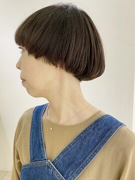 ファチュール(fAture.) 30代40代 大人お洒落 マッシュ ショートボブ 丸みショート◎