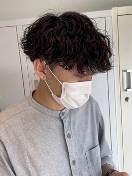 ザサードヘアー 千葉(THE 3rd HAIR) 刈り上げマッシュ　波巻きパーマ
