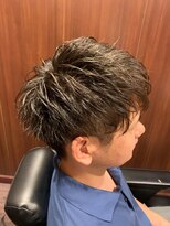 ヒロギンザ 恵比寿店(HIRO GINZA)&nbsp;ツーブロックビジネスショートフェードスパイラルツイストパーマ