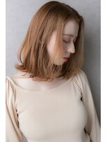 カバーヘア ブリス 上尾西口店(COVER HAIR bliss)&nbsp;センターパートハイトーンカラーくびれヘア313Y上尾20代30代40代