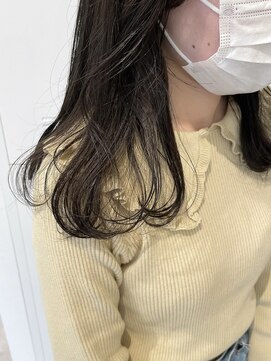 ウルカ 北浦和西口店(ulQua) オリーブグレージュ　×  顔まわりレイヤー