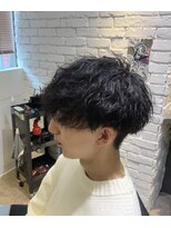 クオンヒール(QUON HEAL)&nbsp;ツイストスパイラルパーマ無造作重ためマッシュ